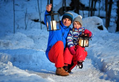 I SalzburgerLand forsætter vintermagien efter solnedgang